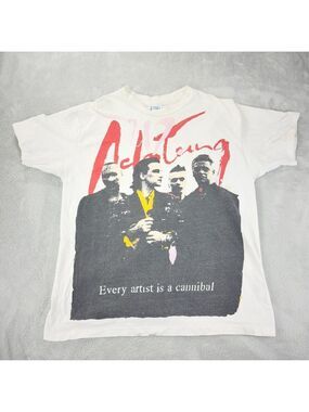 VTG U2 Men Sz XL 1990s Achtung Baby Zoo Every Artist is a Cannibal Single Stitch